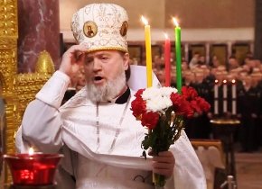 В Главном Морском соборе России совершено Пасхальное богослужение