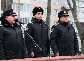 Проводы кадет Кронштадта для участия в Параде Победы на Красной площади