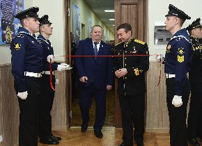 Открытие аудитории вице-адмирала В. А. Коковина